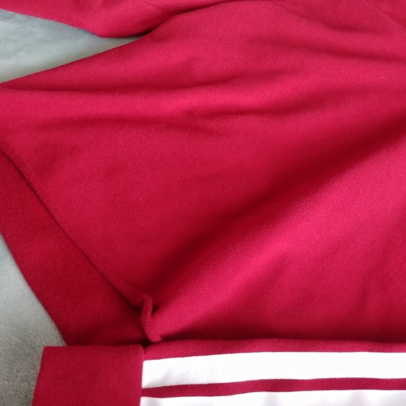 | Red White Striped Crop Sweater | 004 | - Picture 5 of 7